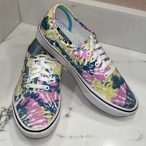 Vans off the Wall Comfy Cush Shoes Tie Dye Skate Sneakers Women's 8.5 Men's 7.0